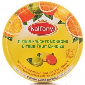 Kalfany Citrus Bonbons / Ctitrus Fruit Candy 5.3oz/150g