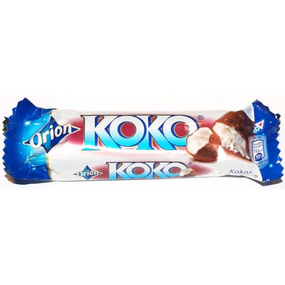Koko - Milk chocolate bar with coconut filling 40g