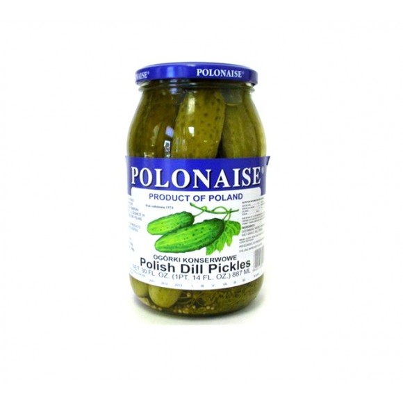 Polonaise Polish Dill Pickles (887ml/ 14 Fl Oz)