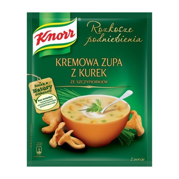 Knorr Creamy Soup with Chanterelle/Kremowa Zupa z Kurek 59g/ 2.08oz.