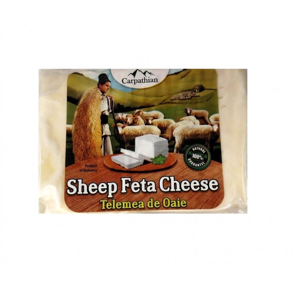 Sheep Feta Cheese Telemea de Oaie (aprox, 2 lb)