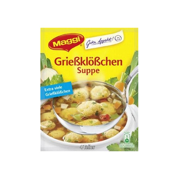 Maggi Grießklößchen Suppe / Semolina Dumpling Soup Mix 100 g./3.53oz.