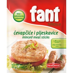 Fant Seasoning Mix for Minced Meat Sticks / Cevapcici i Pljeskavice 40g
