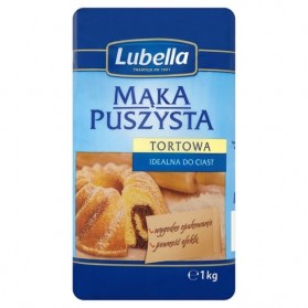 Lubella Fluffy Wheat Flour / Maka Pszenna Tortowa 1kg. / 2.20lb.