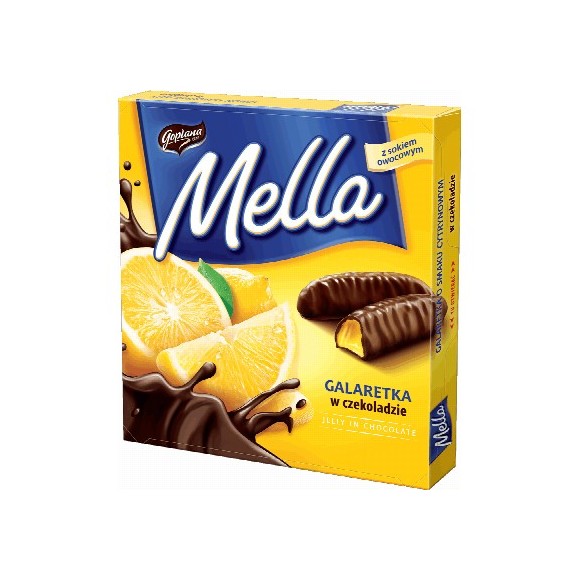 Goplana Mella Lemon Jelly in Chocolate 190g/6.7oz (W) 