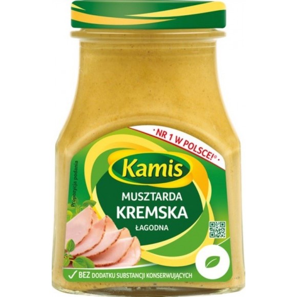 Kamis Kremska Mustard 185g/6.5oz (W)