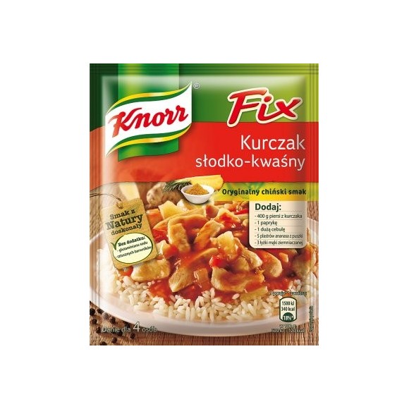 Knorr Fix Sweet and Sour Chicken / Kurczak Slodko-kwasny 64g (W)