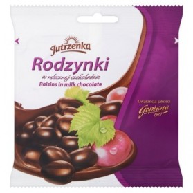 Jutrzenka Raisins in Milk Chocolate / Rodzynki w Mlecznej Czekoladzie 80g/2.82oz (W)