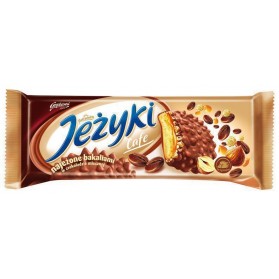 Goplana Jezyki Cafe Milk Chocolate - Coated Biscuits 140g/4.93oz (W)