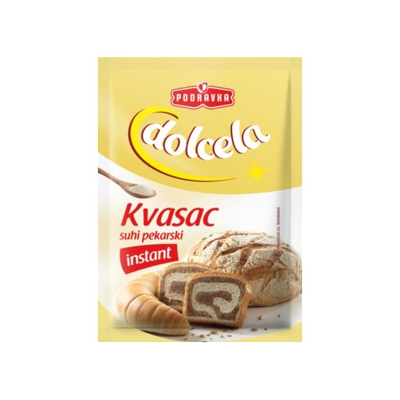 Podravka Kvasac Suhi Pekarski / Instant Dry Bakery Yeast 5 pack