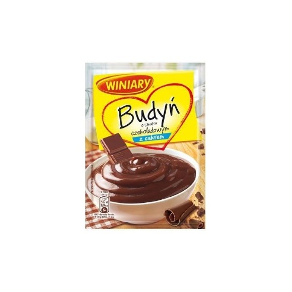 Winiary Pudding Chocolate Sugar / Budyń o Smaku Czekoladowym z Cukrem 60g/2.12oz.
