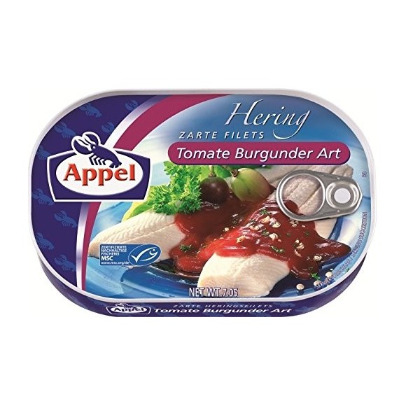 Appel Tomate Burgunden Art / Herring Filets in Tomato Sauce 200g/7.05oz