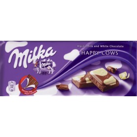 Milka Milk and Chocolate Confection 100g./3.52oz