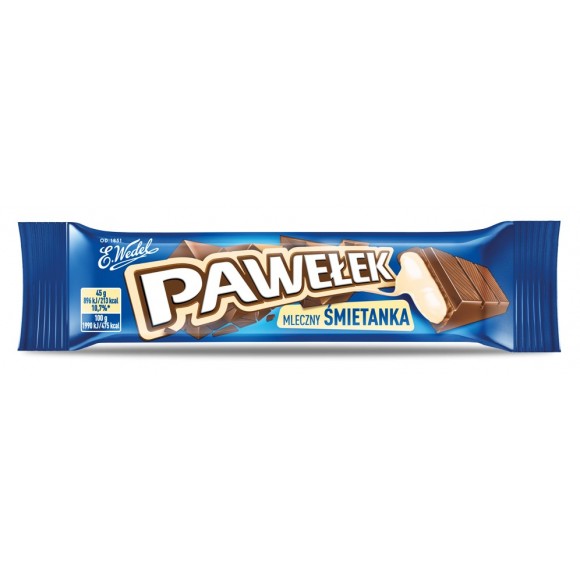 Wedel Pawelek Chocolate with Creamy Flavoured Filling 45g/1.5oz
