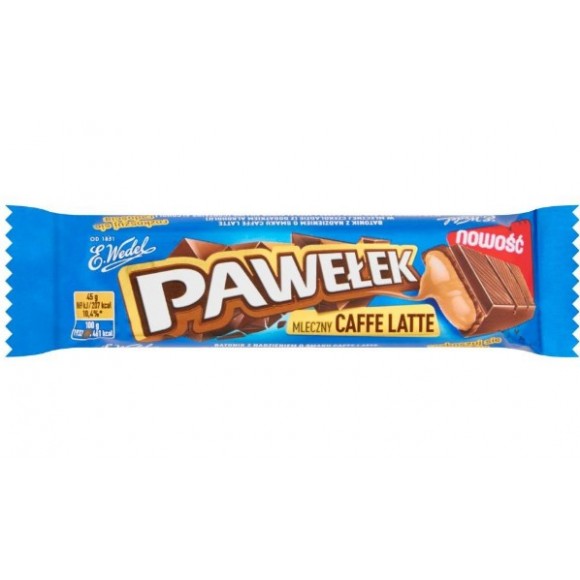 Wedel Pawelek Chocolate with Caffe Latte Flavour Filling 45g/1.5oz