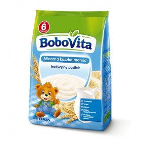 Bobovita Milk Semolina / Mleczna Kaszka Manna 230g/8.12oz