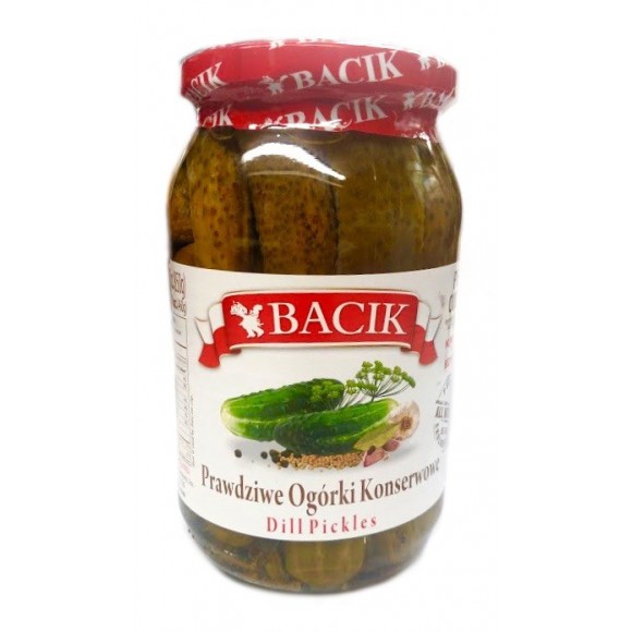 Bacik Dill Pickels / Pickled Cucumbers 850g/30oz