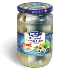 Lowell Herring Fillets Marinated 650g/23oz
