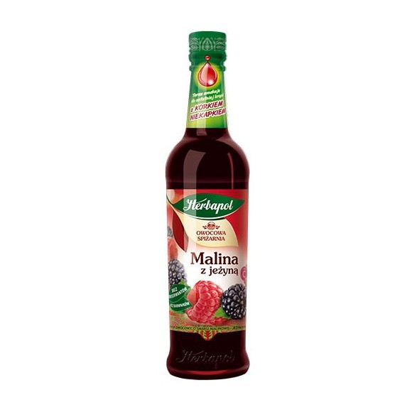 Herbapol Raspberry with Cranberry Flavour Syrup 420ml/14.20fl.oz