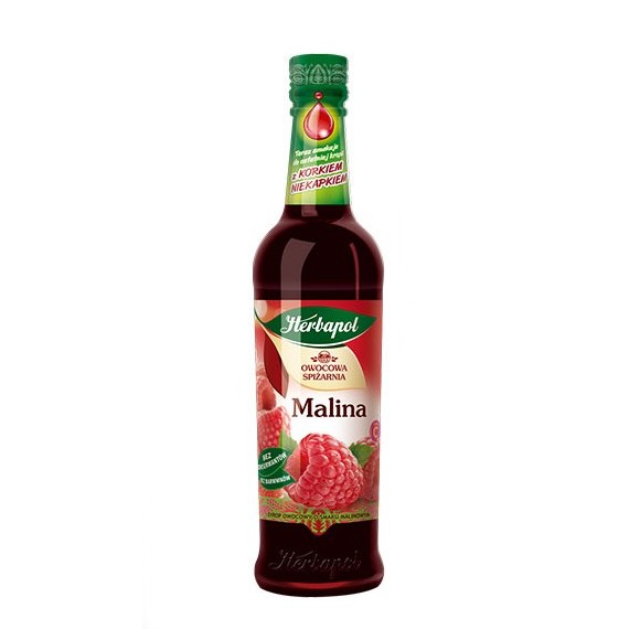 Herbapol Raspberry with Rosehips Flavour Syrup 420ml/14.20fl.oz