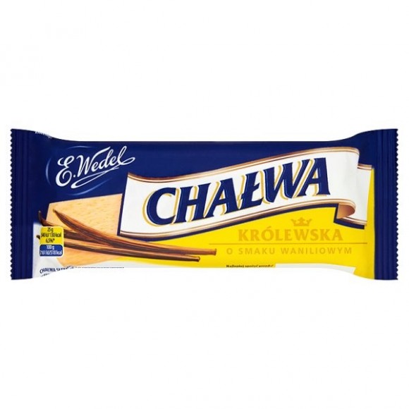 E.Wedel Chalwa Krolewska Vanilla Flavour Sesame Halva 50g/1.76oz