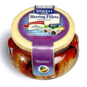 Lowell Herring Fillets Marinated with Prunes "Kalifornijskie" 250g/9oz.