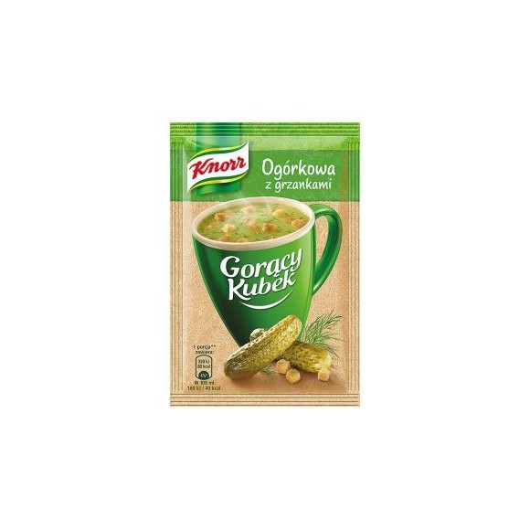 Knorr Hot Cup Sour Pickles Soup with Croutons 13g/0.45oz