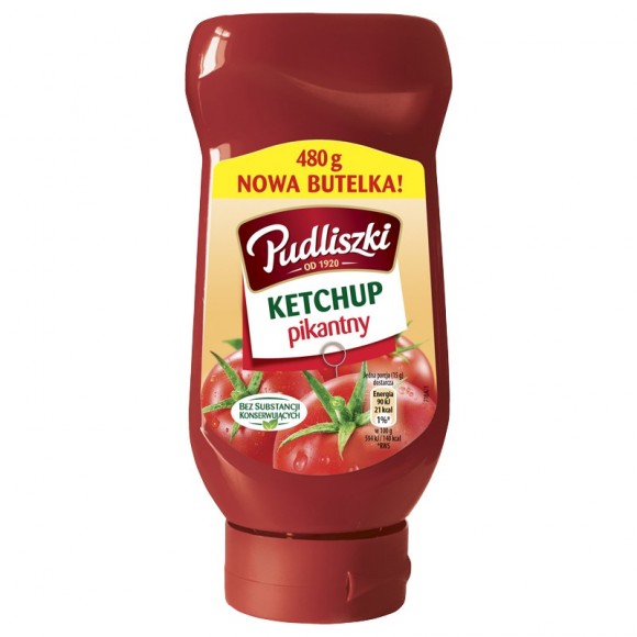 Pudliszki Ketchup Pikantny 480