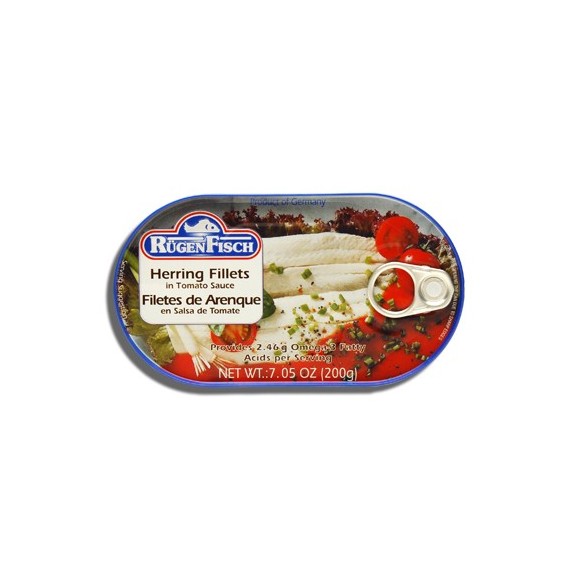 Rugen Fisch Herring Fillets in Tomato Sauce 200g/7.05oz