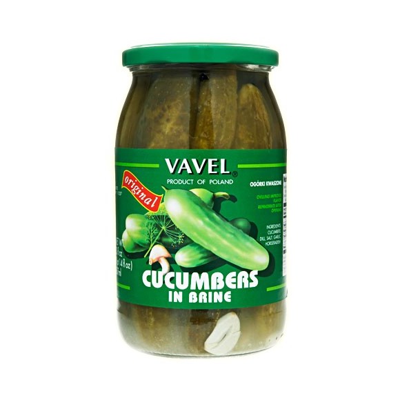 Vavel Cucumbers in Brine 870g/30.68oz