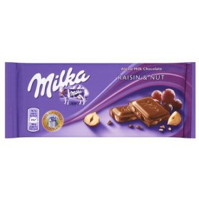 Milka Raisins&Hazelnuts 100g/3.5oz