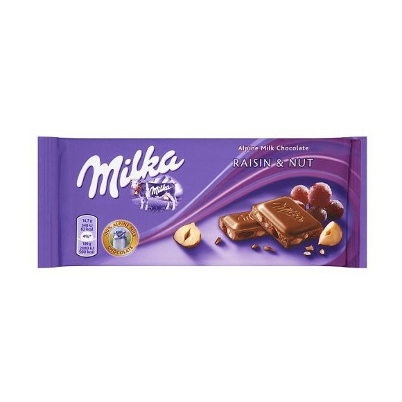Milka Raisins&Hazelnuts 300g/10.5oz