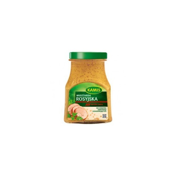 Kamis Russian Style Mustard /Spicy 185g/6.34oz