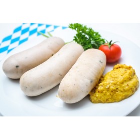 Bavarian White Sausage Weisswurst 4 Links 12 oz