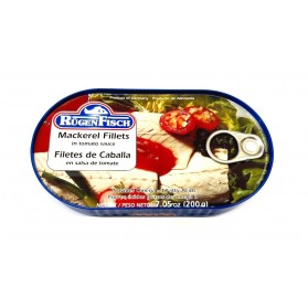Rugen Fisch Mackerel Fillets in Tomato Sauce 200g/7.05oz.