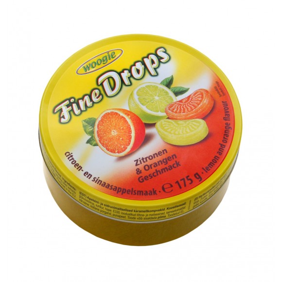 Candies with lemon and orange flavour 175g