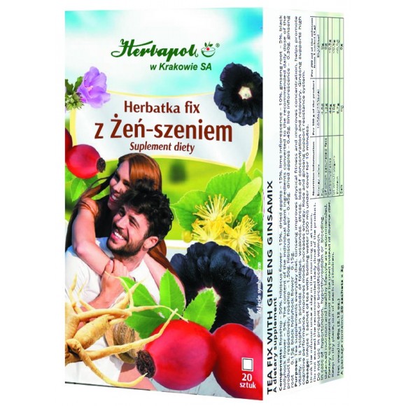 Herbapol Tea with Ginseng 3g x 20 sachets