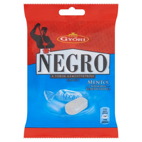 Gyori Negro Mentol Filled Hard Candy Classic 79g