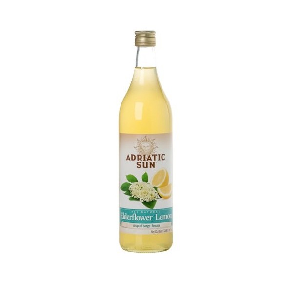 Adriatic Sun Elderflower Lemon Syrup 1L