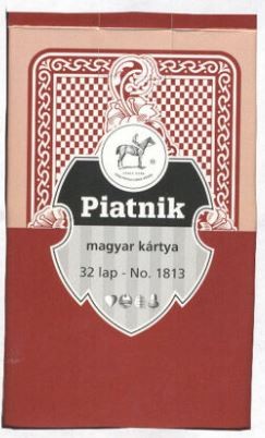 32 cards Piatnik 1812 Blue Hungarian playing cards magyar kártya 