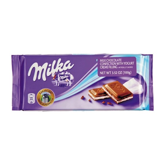 Milka Yoghurt Chocolate 100 gr (3.52)(W)