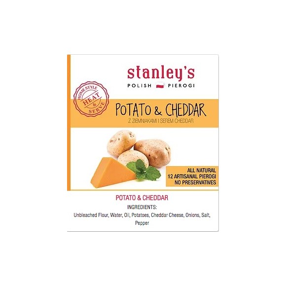 Stanley's Potato and Cheddar Pierogi 16 oz