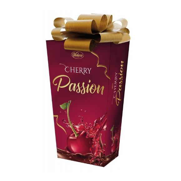 Vobro Cherry Passion Chocolates Filled with Cherry in Alcohol 210g/7.41 oz