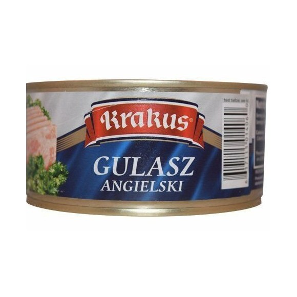Krakus Chopped Pork with Pork Skin, Gulasz Angielski 10.5 oz.