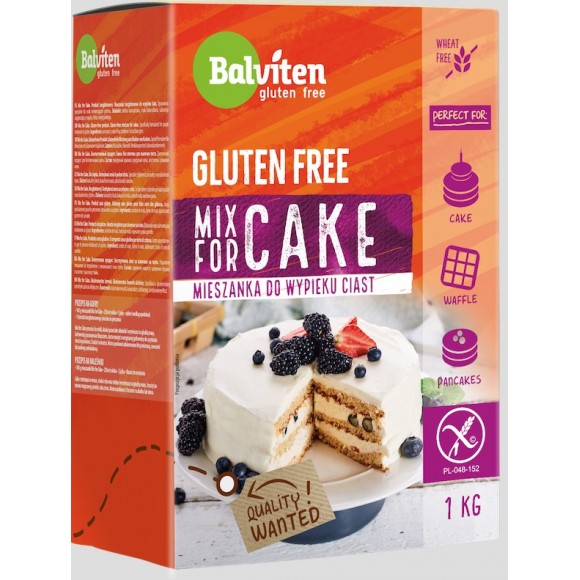 Balviten Gluten Free "Cake Mix" Corn Starch with Corn Flour 1kg