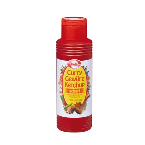 Hela Gewurz Ketchup Curry Scharf 300 ml/348g