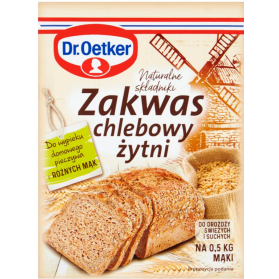 Rye Sourdough, Zakwas Chlebowy Zytni Dr. Oetker 15g