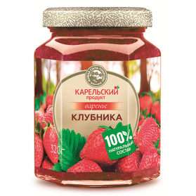 Strawberry Preserves Karelian Product Kosher/Halal 320g