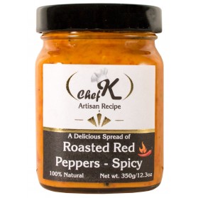 Roasted Red Pepper Spread Hot Chef K 350g