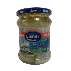 Herring Fillets with Onion and Dill 400g Lisner